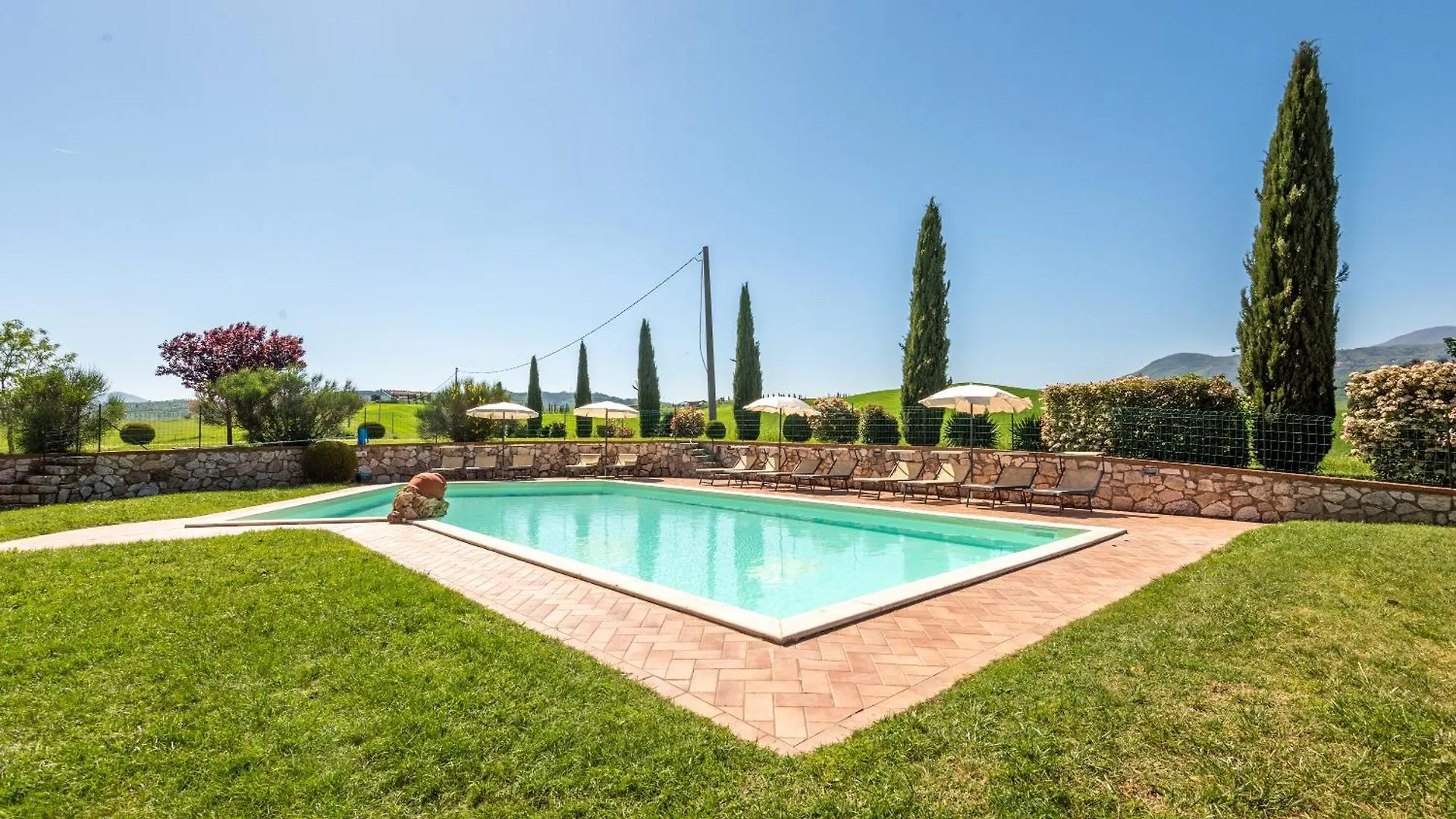 Farma Agriturismo Sant'Ansano Castiglione dʼOrcia Itálie